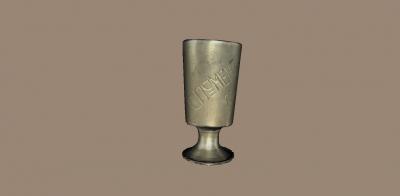 cup marked name alexander protogerov antiques & historical 3D printing model, file, printable design, 3d print, history, antiques, national, museum ,military, World, War, I, WWI, gun, machine, 3d print model - Mito3D