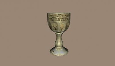 cup shrapnel french antiques & historical 3D printing model, file, printable design, 3d print, history, antiques, national, museum ,military, World, War, I, WWI, cup, shrapnel, 3d print model - Mito3D