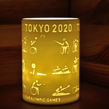 tazza argomento paralimpico 3d stampa modello treding Olimpiadi lanterna tempesta luce penna becher tealight 3d print model - Mito3D