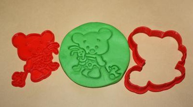 cute bear toys - cookie cutter home office & garden 3D printing model, file, printable design, 3d print, CUTTER, COOKING, bake, tasty, pla, dough, kitchen, implements, biscuit, baking, dining, form 3d print model - Mito3D