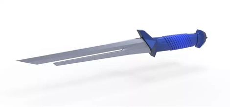 daga loki película Thor ragnarok 2017 3d impresión modelo trío juguete imprimible ciencia ficción cuchillo espada maravilla historietas cosplay apuntalar réplica 3d print model - Mito3D