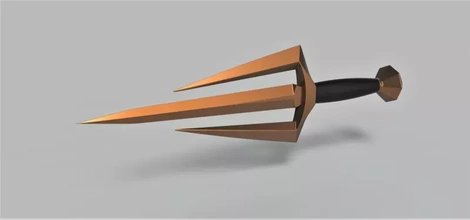 pugnale orville 3d stampa modello treding arma giocattolo stampabile Stampa scifi coltello lama cosplay puntello replica mischia 3d print model - Mito3D