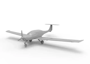 daimond da-40 tundra 3d printing model - threeding airplane aircraft plane air 3d print model - Mito3D
