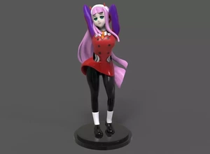 danza scultura 3d stampa modello treding statua ragazza anime 3d print model - Mito3D