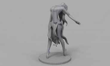 dancing woman art 3D printing model, file, printable design, 3d print, dancing,woman,girl,art,sculpture 3d print model - Mito3D