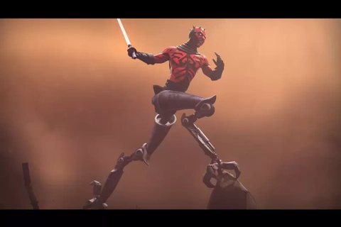 darth maul 3dprint figura 3d stampa modello stella Guerre stellari darthmaul printfigure stampato collezione 3dprintmaul sithprint 3dprintfigure printmaul maul3d printsith 3d print model - Mito3D