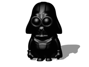 Darth minion 3d baskı model üçleme star savaşlar karakter toon Vader 3d print model - Mito3D
