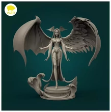 fille anges démons 3d impression modèle trio 3d print model - Mito3D