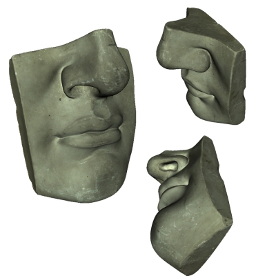 david's lips art 3D printing model, file, printable design, 3d print, sculpture, art, 3D print model - Mito3D