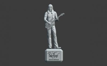 david Gilmour rosa floyd 3d stampa giocattoli Giochi passatempo 3D modello file stampabile design Stampa 3d print model - Mito3D