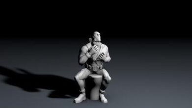 deadpool nature 3D printing model, file, printable design, 3d print, Deadpool 3d print model - Mito3D
