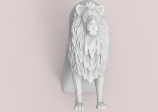 decorated shoe lion fashion 3D printing model, file, printable design, 3d print, Decorated Shoe, Lion, Decorated, sea, art, shoes, fashon, printing, 3d print model - Mito3D