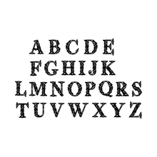 decorativo alfabeto 3d impresión modelo trío mundo decoración herramientas colegio letras números 3d print model - Mito3D