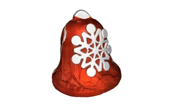 decorativo Navidad campana 3d impresión modelo trío Arte decoración 3d print model - Mito3D