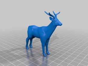 cervo 3d stampa modello treding 3d print model - Mito3D