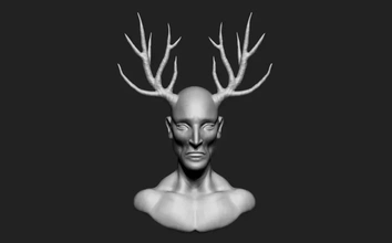 deer man 3d printing model - threeding deerman 3d print model - Mito3D