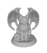 demoniaco gatto 3d stampa modello treding 3d print model - Mito3D