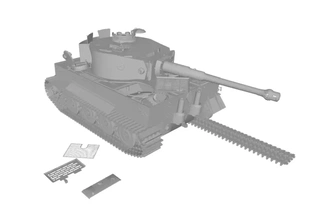 destroyed tiger 3d printing model - threeding 3d print model - Mito3D