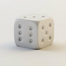dice classic toys games & hobby 3D printing model, file, printable design, 3d print, printable, dice, dices, model collection, games, realistic, 3d print model - Mito3D