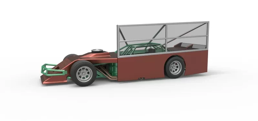 döküm asfalt değiştirilmiş stok mevcut araba kanat ölçek 1 25 3d baskı model üçleme etiketleri oyuncak yazdırılabilir yazdır yarış kanatlı v8 ölçekli süper kaldırım modifiye arabası yan değiştirilmişler 3d print model - Mito3D