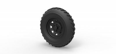 fundido a presión de la rueda delantera dune buggy 2 motores y transporte 3D modelo impresión, impresión en archivo, imprimibles 3D, diseño 3d, rueda, el neumático coche, camión, vehículo, parte 3D print model - Mito3D