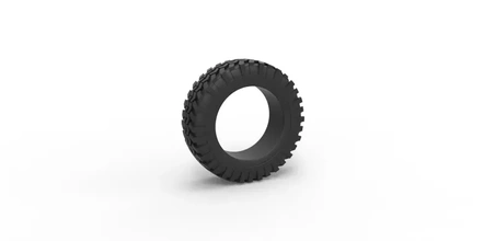 diecast interco origial swamper tire scale 1 25 3d printing model - threeding 3d print model - Mito3D