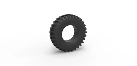 diecast offroad tire 42 scale 1 25 3d printing model - threeding 3d print model - Mito3D