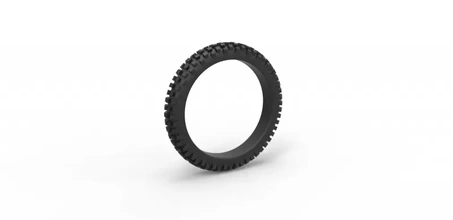 diecast offroad tire 8 scale 1 10 3d printing model - threeding 3d print model - Mito3D