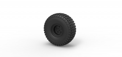 diecast offroad wheel 18 motors & transport 3D printing model, file, printable design, 3d print, wheel, tire, car, truck, vehicle, part 3D print model - Mito3D