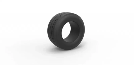 diecast race tire scale 1 10 3d printing model - threeding 3d print model - Mito3D