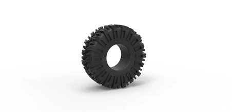 diecast rock bouncer usd sticky tire scale 1 25 3d printing model - threeding 3d print model - Mito3D