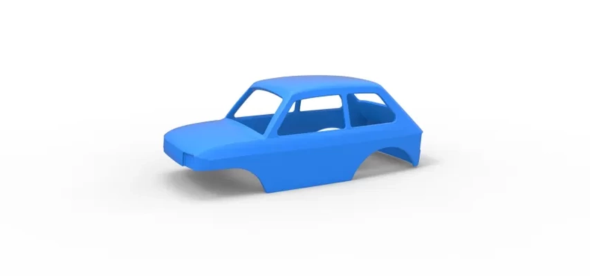 döküm kabuk of süper kamış versiyon 1 ölçek 25 3d baskı model üçleme etiketleri oyuncak yazdırılabilir yazdır yarış ölçekli sıcak çubuk kir sürat koşusu arabası süper 3d print model - Mito3D