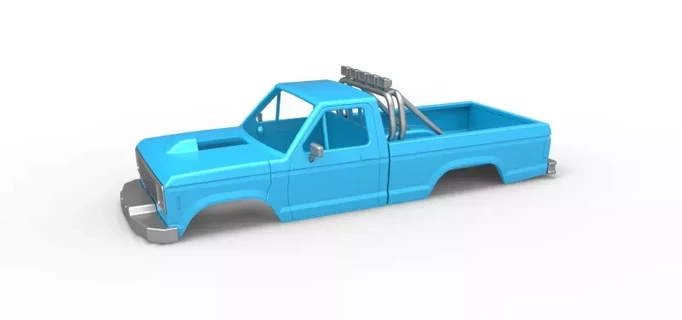 döküm kabuk nostaljik bekçi canavar kamyon ölçek 1 25 3d baskı model oyuncak yazdırılabilir Yazdır ölçekli mega canavarlar 3d print model - Mito3D