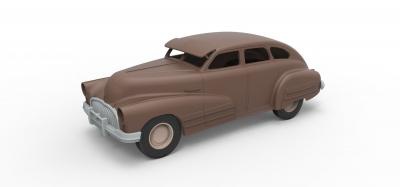 diecast shell wheels buick special sedan 1947 scale 1 24 motors & transport 3D printing model, file, printable design, 3d print, car, vehicle, buick, special, toy, diecast, part, body, shell, 3d print model - Mito3D