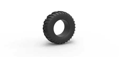 diecast tire sand snow scale 1 25 3d printing model - threeding toy printable print buggy tyre scaled dunebuggy sandtire sandbuggy sandcar sandrail buggytire snowtire 3d print model - Mito3D