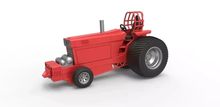diecast tractor miller cruisin mule pro stock scale 1 25 3d printing model - threeding international 3d print model - Mito3D