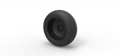 diecast wheel bigfoot 5 motors & transport 3D printing model, file, printable design, 3d print, wheel, tire, car, truck, vehicle, part, diecast, toy 3d print model - Mito3D