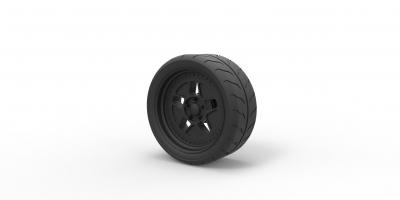 diecast roda hoonicorn rtr motores e de transporte 3D modelo impressão, a impressão arquivo design, 3d, roda, pneu, carro, caminhão, veículos, parte, fundido, brinquedo 3d print model - Mito3D