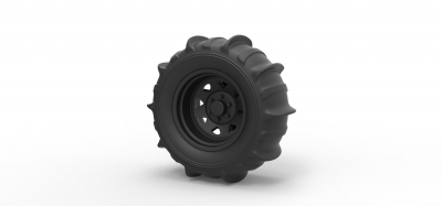 diecast wheel sand motors & transport 3D printing model, file, printable design, 3d print, wheel, tire, car, truck, vehicle, part, diecast, toy 3D print model - Mito3D