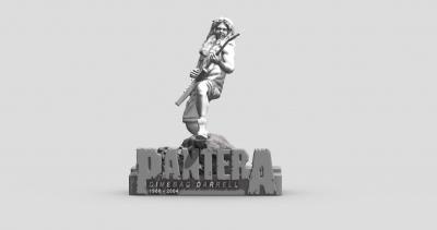 Dimebag Darrell Pantera 3dprinting Spielzeuge Spiele Hobby 3D Drucken Modell Datei druckbar Design 3d drucken Musik ender3 3d print model - Mito3D