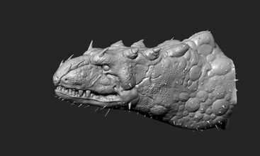 dinossauro 3d impressão modelo trio criatura 3d print model - Mito3D
