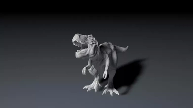 dinossauro 3d impressão modelo trio 3d print model - Mito3D
