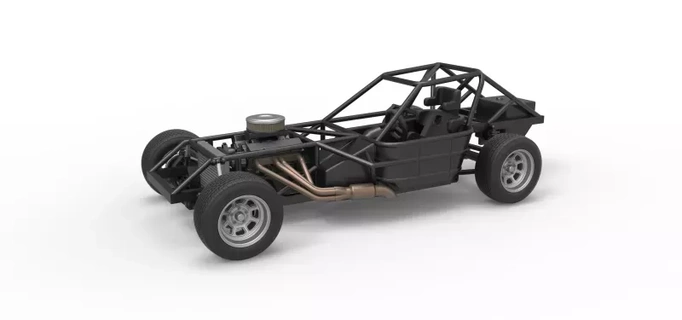sujeira modificado estoque carro base escala 1 25 3d impressão modelo brinquedo imprimível corrida v8 autopista sujeiramodificada roda aberta 3d print model - Mito3D
