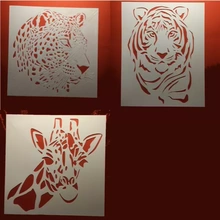 bricolaje diy t shirt pintura animales 3in1 3d impresión modelo trío Arte Moda águila leopardo pintar rociar Tigre shrit camisa camiseta 3d print model - Mito3D