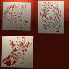 diy t-shirt painting animals 3in1 fashion 3D printing model, file, printable design, 3d print, T-shirt Painting, T-shrit, Shirt, Tshirt, Paint, Spray, Art, Fashion, Eagle, Tiger, Leopard 3d print model - Mito3D