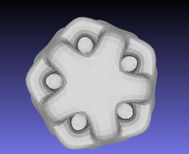 dodecahedral objeto ciência 3D modelo de impressão, a impressão arquivo design, 3d, geométrico, dodecaedro, o objeto, ciência, matemática, geometria, resumo, pingente, 3d print model - Mito3D