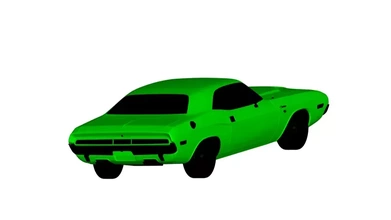 dodge challenger 1970 3d printing model - threeding 3d print model - Mito3D