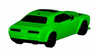 Esquive challenger srt 2018 moteurs transport 3D impression modèle fichier imprimable conception 3d 3d print model - Mito3D