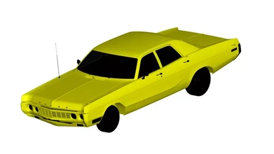 ausweichen Polara Coupe 1970 3d Drucken Modell dreiding 3d print model - Mito3D