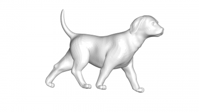 köpek 3d model doğa 3D baskı dosya yazdırılabilir tasarım Yazdır 3d print model - Mito3D
